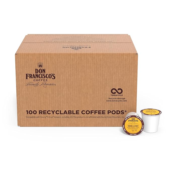 Don Francisco's Vanilla Nut Flavored Coffee Pods