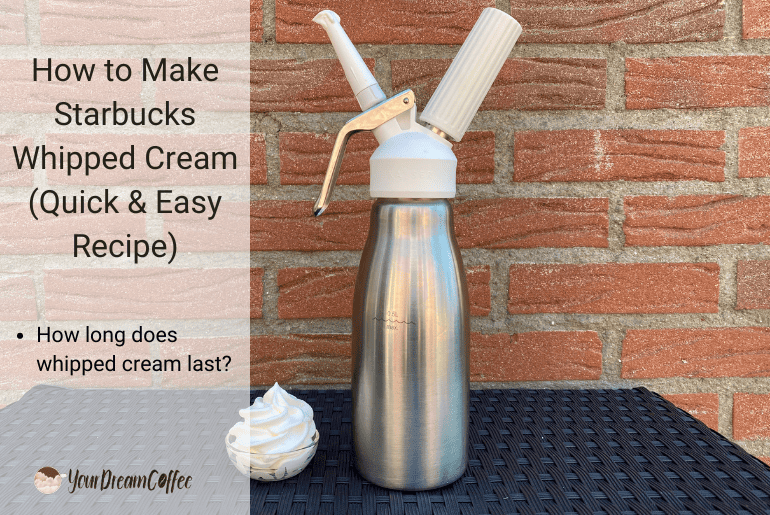 How to Make Starbucks Whipped Cream (Quick & Easy Recipe)