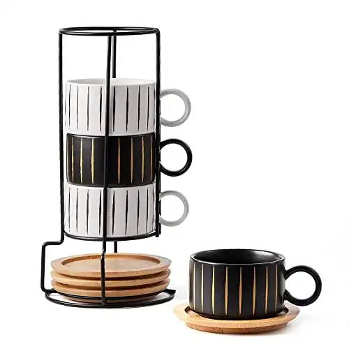 LUKA Porcelain Cappuccino Cups